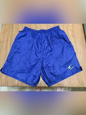 Men's Athletic Royal Blue Shorts medium activity swim running never worn classic